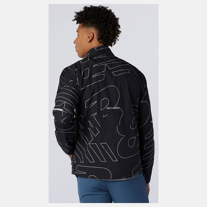 Black Reflective Accelerate Protect Jacket | New Balance Clothing
