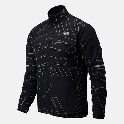 Black Reflective Accelerate Protect Jacket | New Balance Clothing