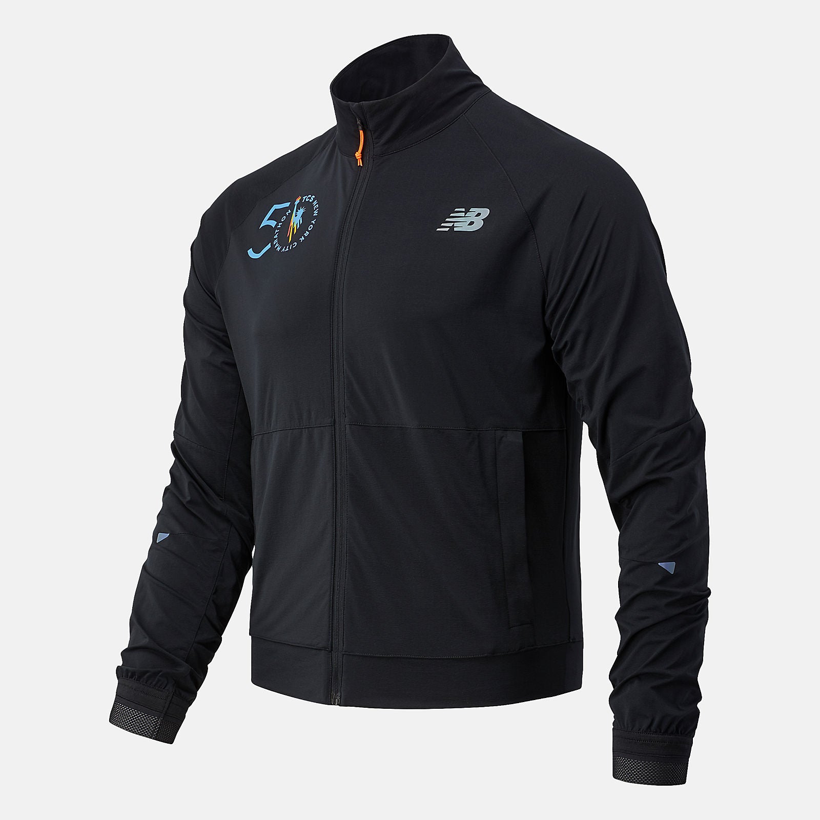 Black NYC Marathon Q Speed Fuel Jacket | New Balance Clothing