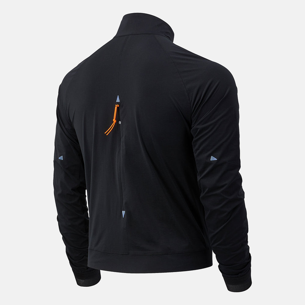 Black NYC Marathon Q Speed Fuel Jacket | New Balance Clothing