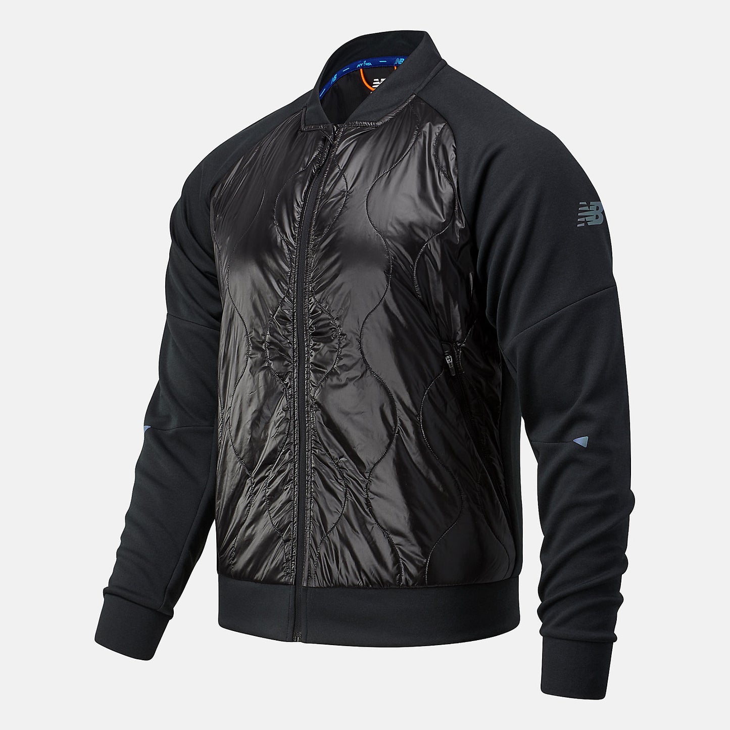 Black NYC Marathon Q Speed Heat Jacket | New Balance Clothing