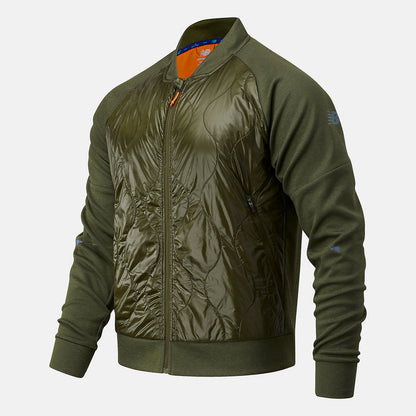 Oak Leaf Green NYC Marathon Q Speed Heat Jacket | New Balance Clothing