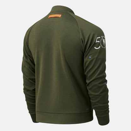 Oak Leaf Green NYC Marathon Q Speed Heat Jacket | New Balance Clothing