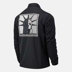 Black NYC Marathon Classic Coaches Jacket | New Balance Clothing
