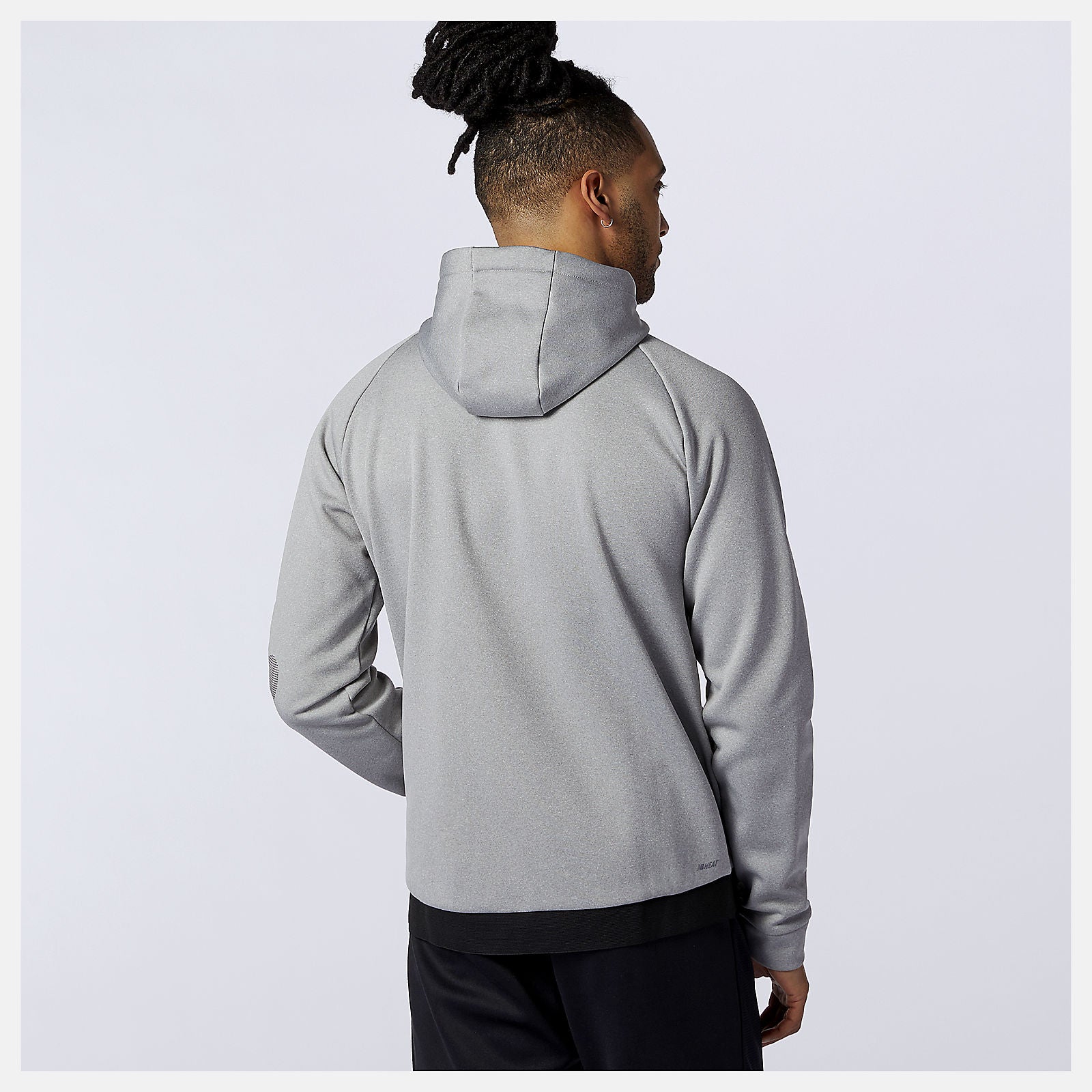 Athletic Grey Tenacity Fleece Full Zip Hoodie | New Balance Clothing