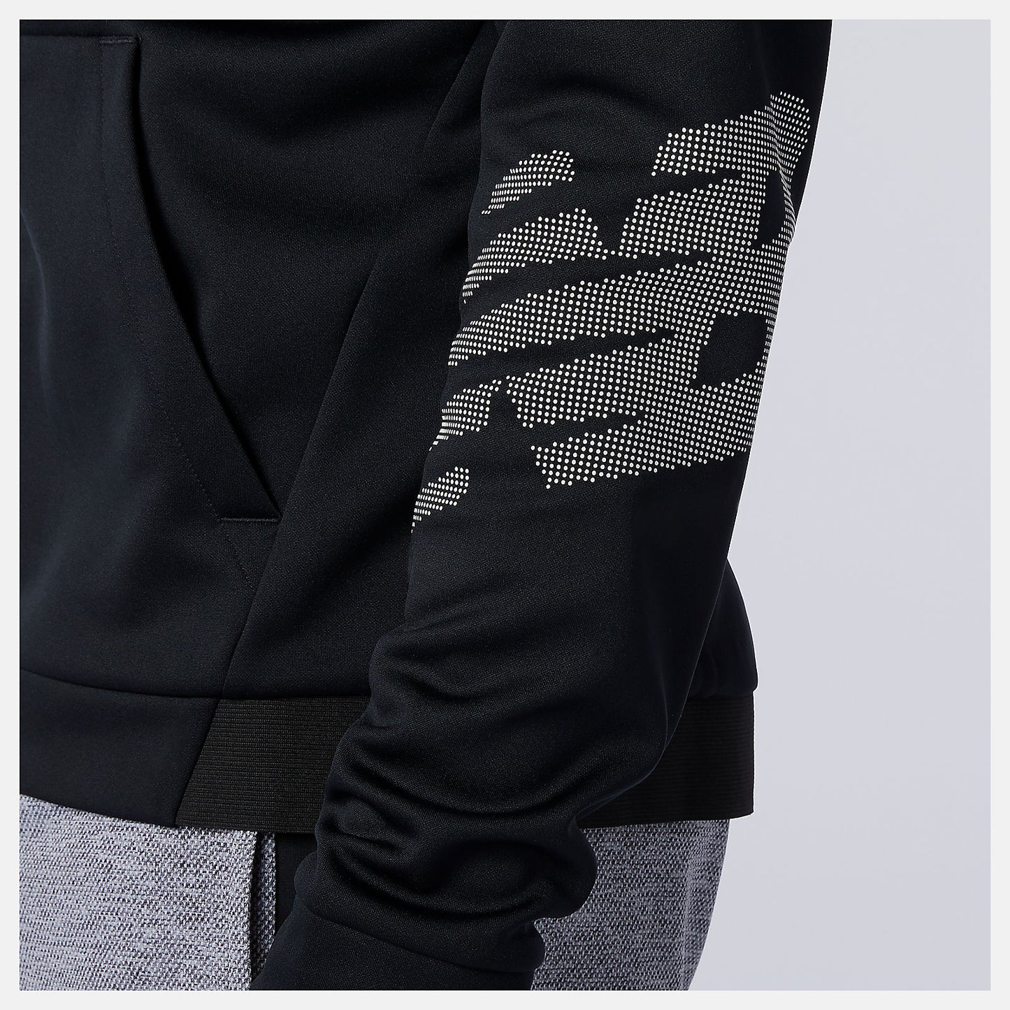 Black Tenacity Fleece Full Zip Hoodie | New Balance Clothing