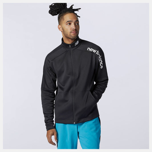 Black Tenacity Knit Jacket | New Balance Clothing