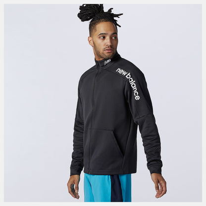 Black Tenacity Knit Jacket | New Balance Clothing