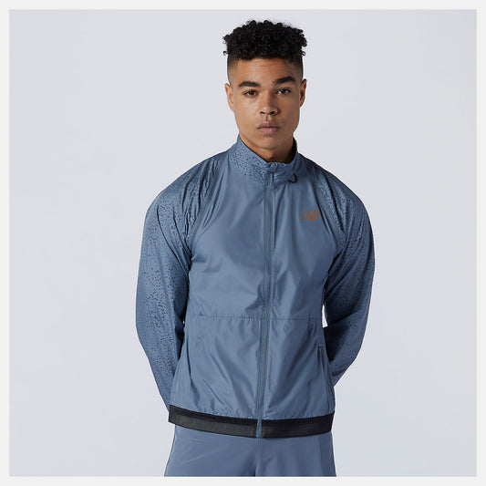 Ocean Grey PMV Portable Jacket | New Balance Clothing