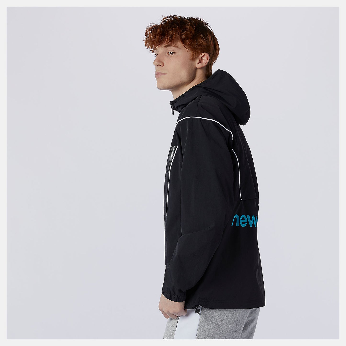 Black NB Athletics Windbreaker | New Balance Clothing