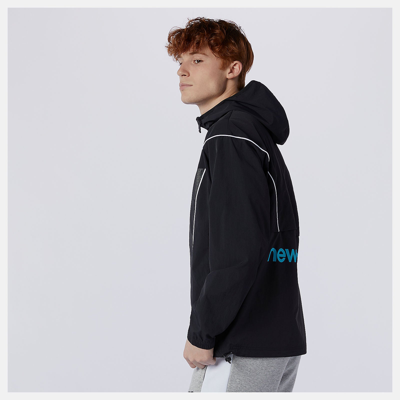 Black NB Athletics Windbreaker | New Balance Clothing