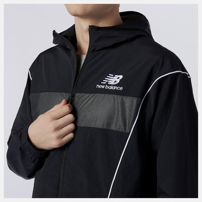 Black NB Athletics Windbreaker | New Balance Clothing