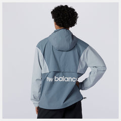 Grey NB Athletics Windbreaker | New Balance Clothing