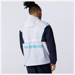 White NB Athletics Windbreaker | New Balance Clothing