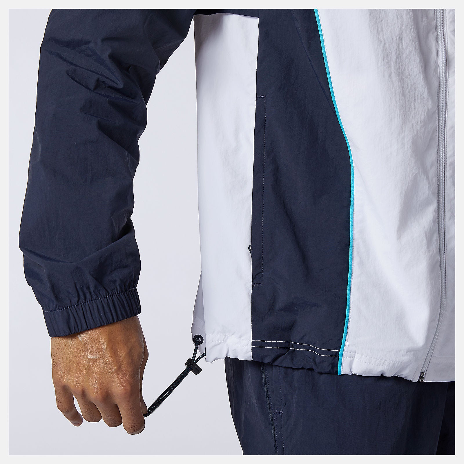 White NB Athletics Windbreaker | New Balance Clothing