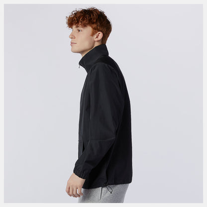 Black NB Essential Anorak | New Balance Clothing