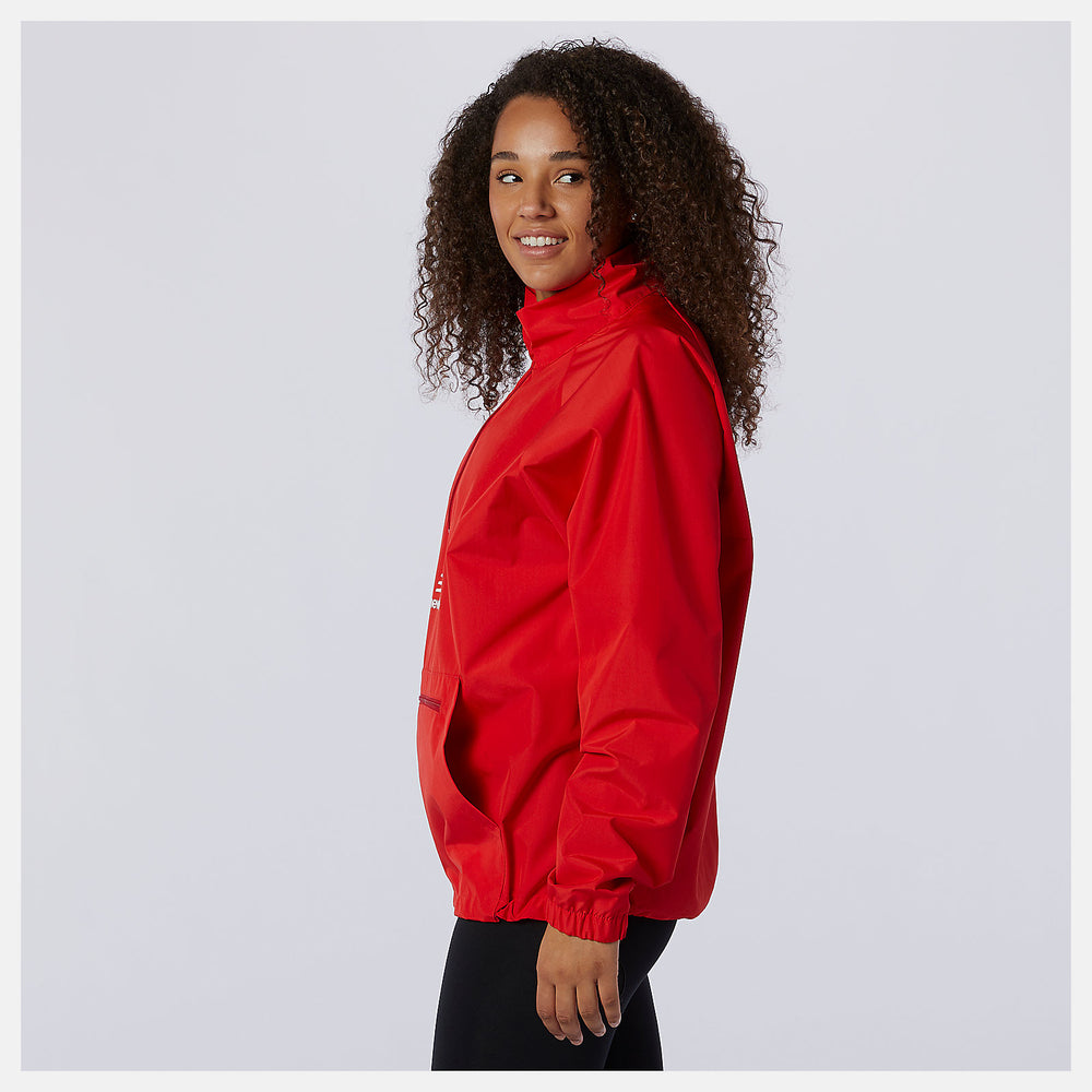 Team Red Inline NB Essential Anorak | New Balance Clothing