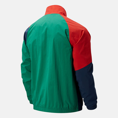 Natural Indigo NB Basketball Woven Court Jacket | New Balance Clothing