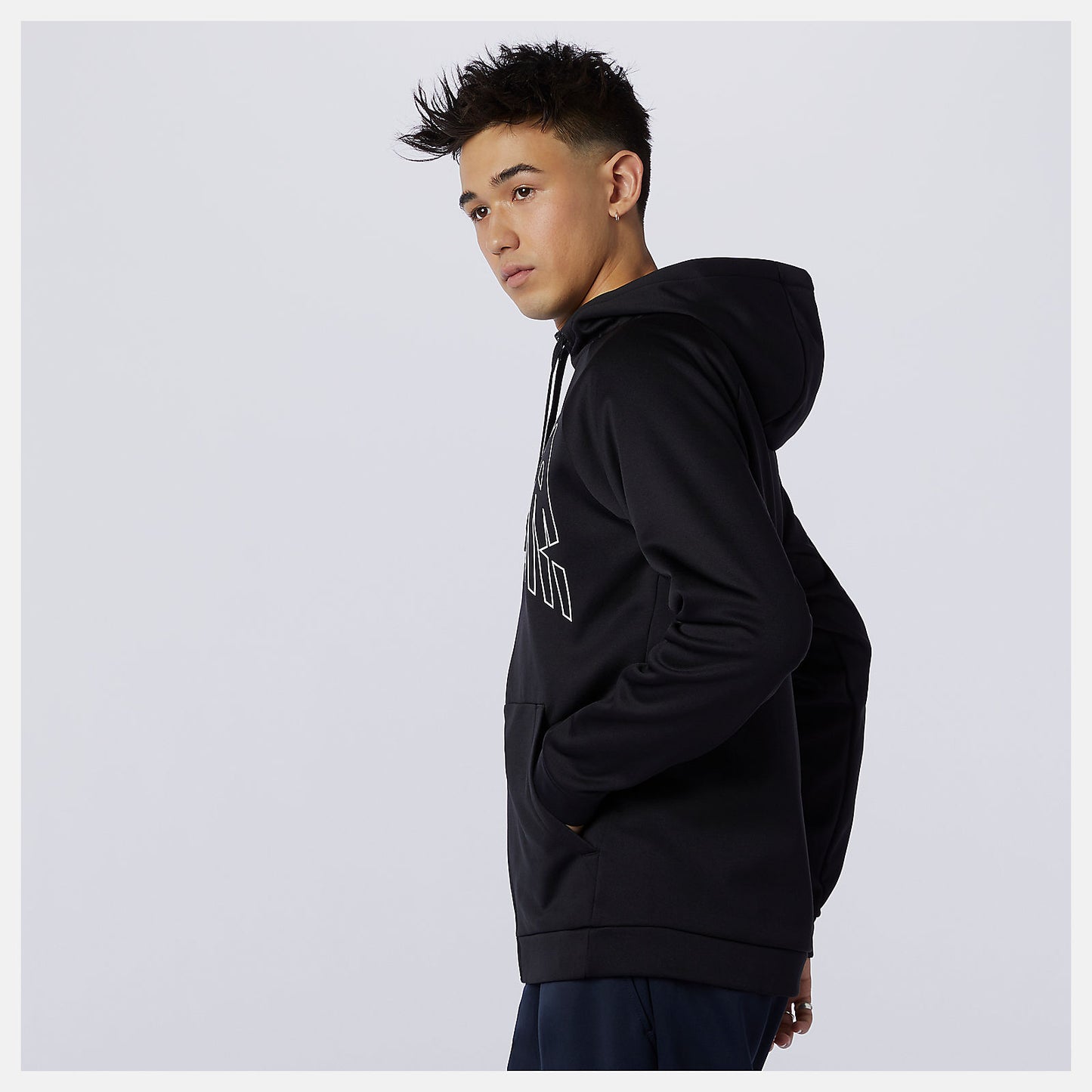 Black Tenacity Performance Fleece Full Zip | New Balance Clothing