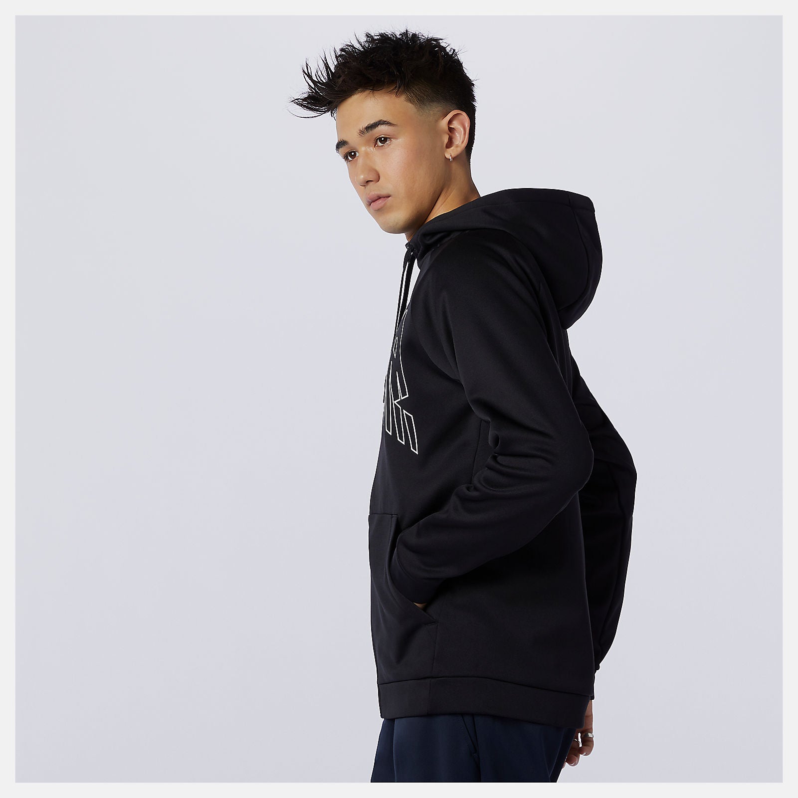 Black Tenacity Performance Fleece Full Zip | New Balance Clothing