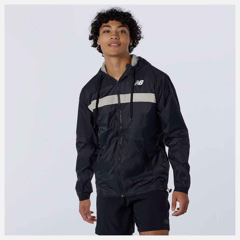 Black R.W.T. Lightweight Woven Jacket | New Balance Clothing