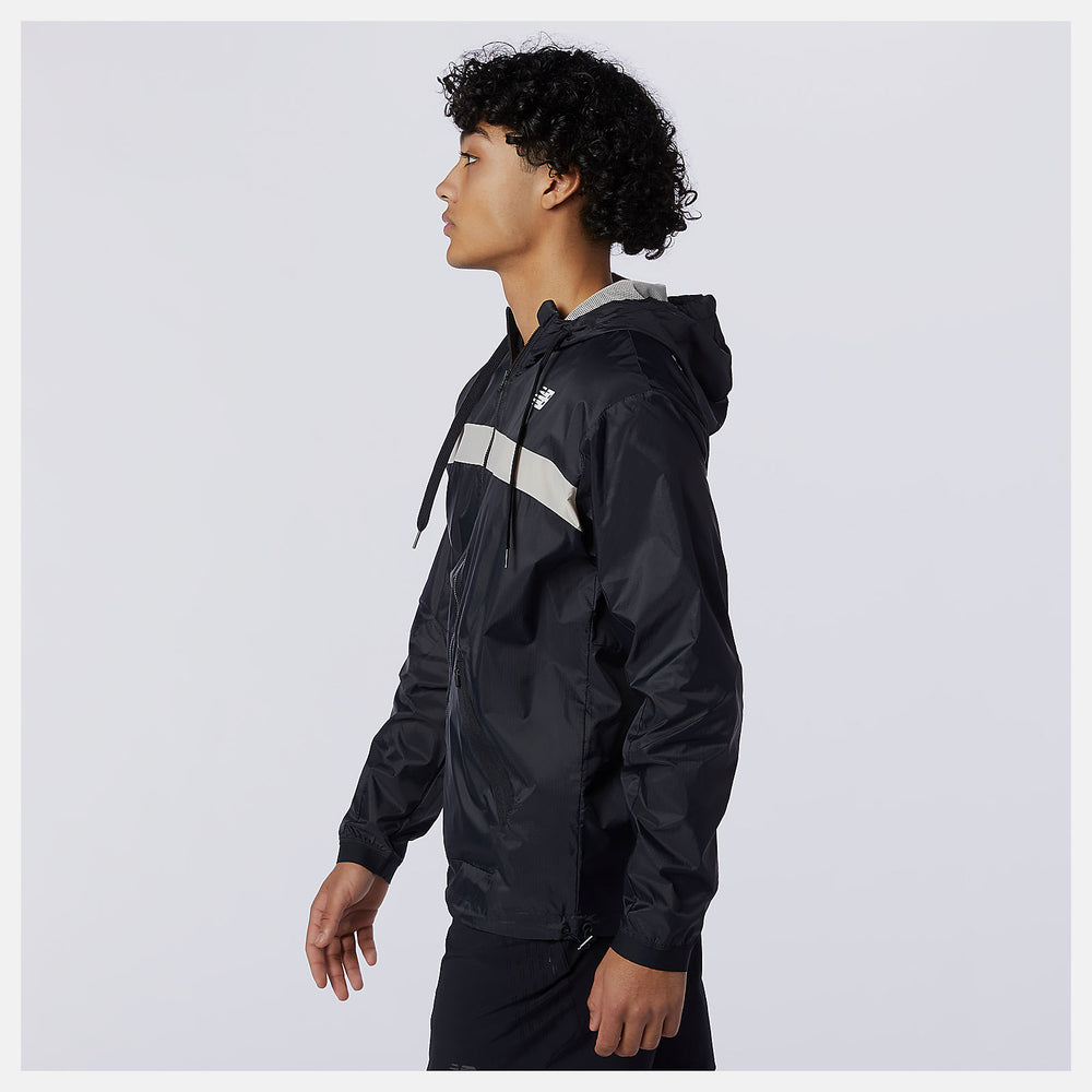 Black R.W.T. Lightweight Woven Jacket | New Balance Clothing