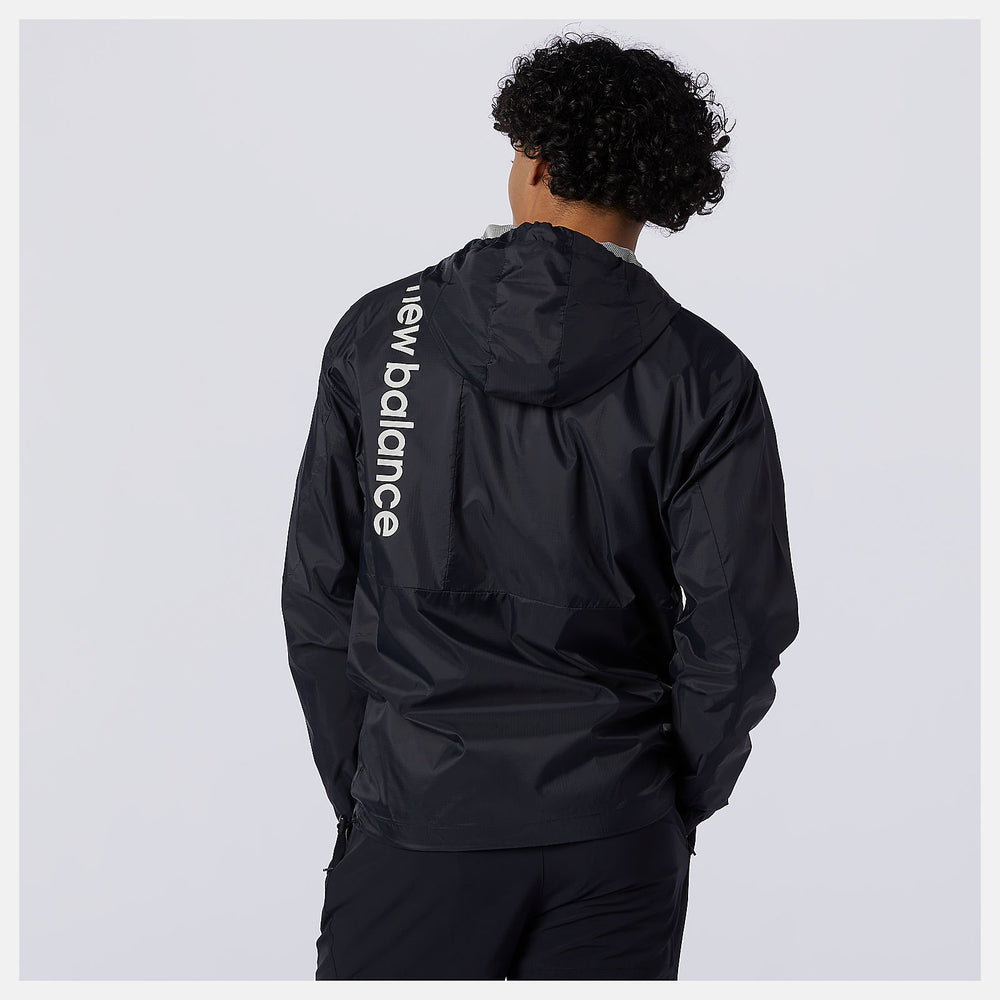 Black R.W.T. Lightweight Woven Jacket | New Balance Clothing