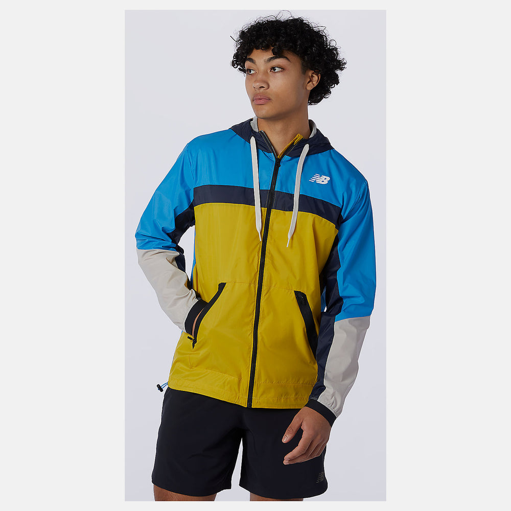Gold R.W.T. Lightweight Woven Jacket | New Balance Clothing