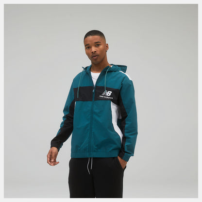 Teal NB Athletics Higher Learning Windbreaker | New Balance Clothing