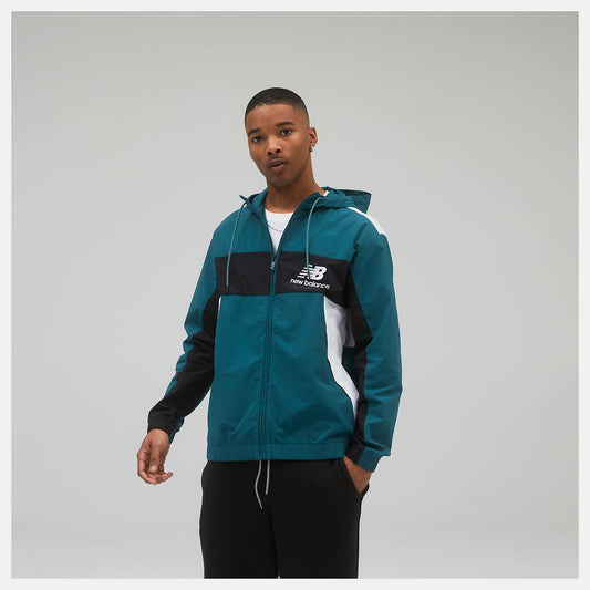Teal NB Athletics Higher Learning Windbreaker | New Balance Clothing