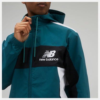 Teal NB Athletics Higher Learning Windbreaker | New Balance Clothing