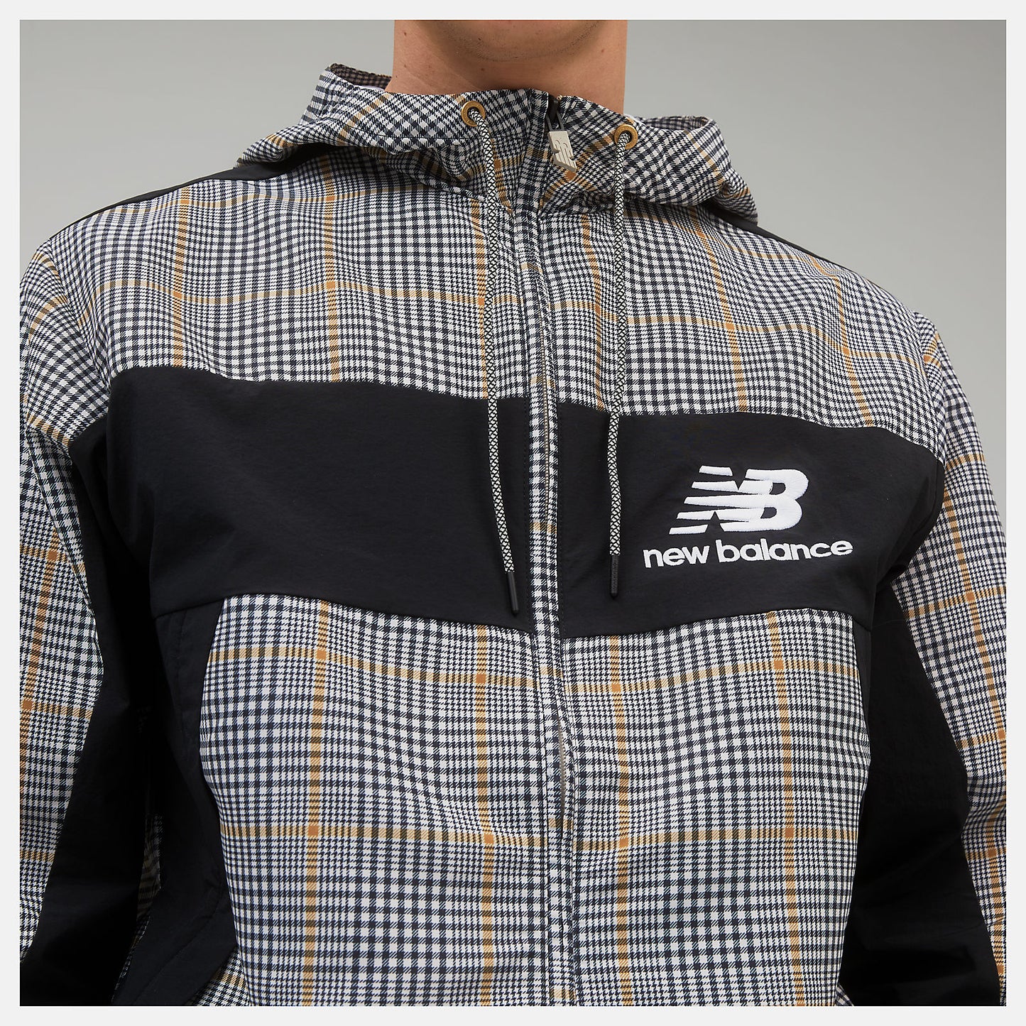 Timberwolf NB Athletics Higher Learning Windbreaker AOP | New Balance Clothing