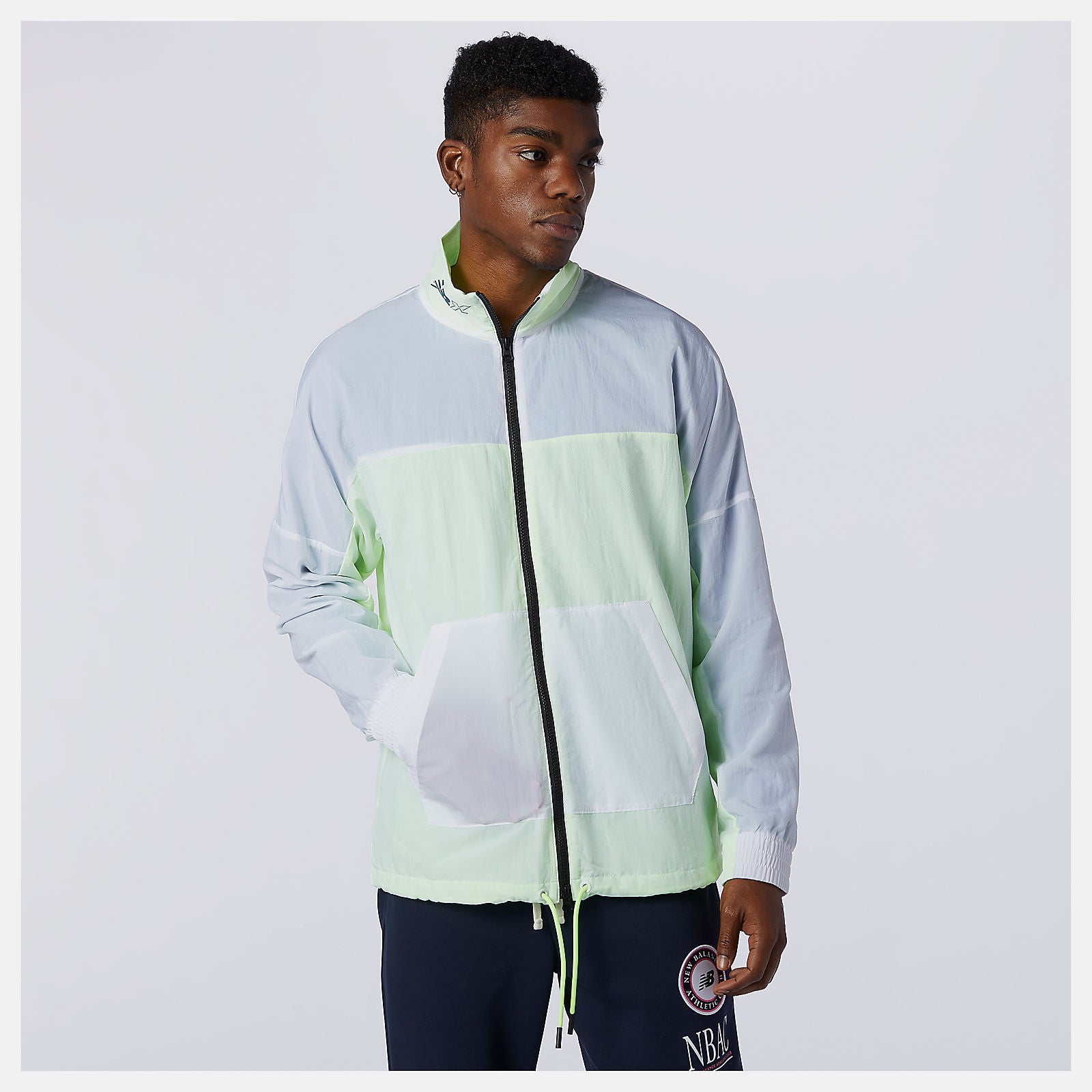 Bleached Lime Glo NB Essentials NBX Jacket | New Balance Clothing