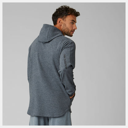 Athletic Grey/Black and White NB Basketball Finisher Full Zip | New Balance Clothing