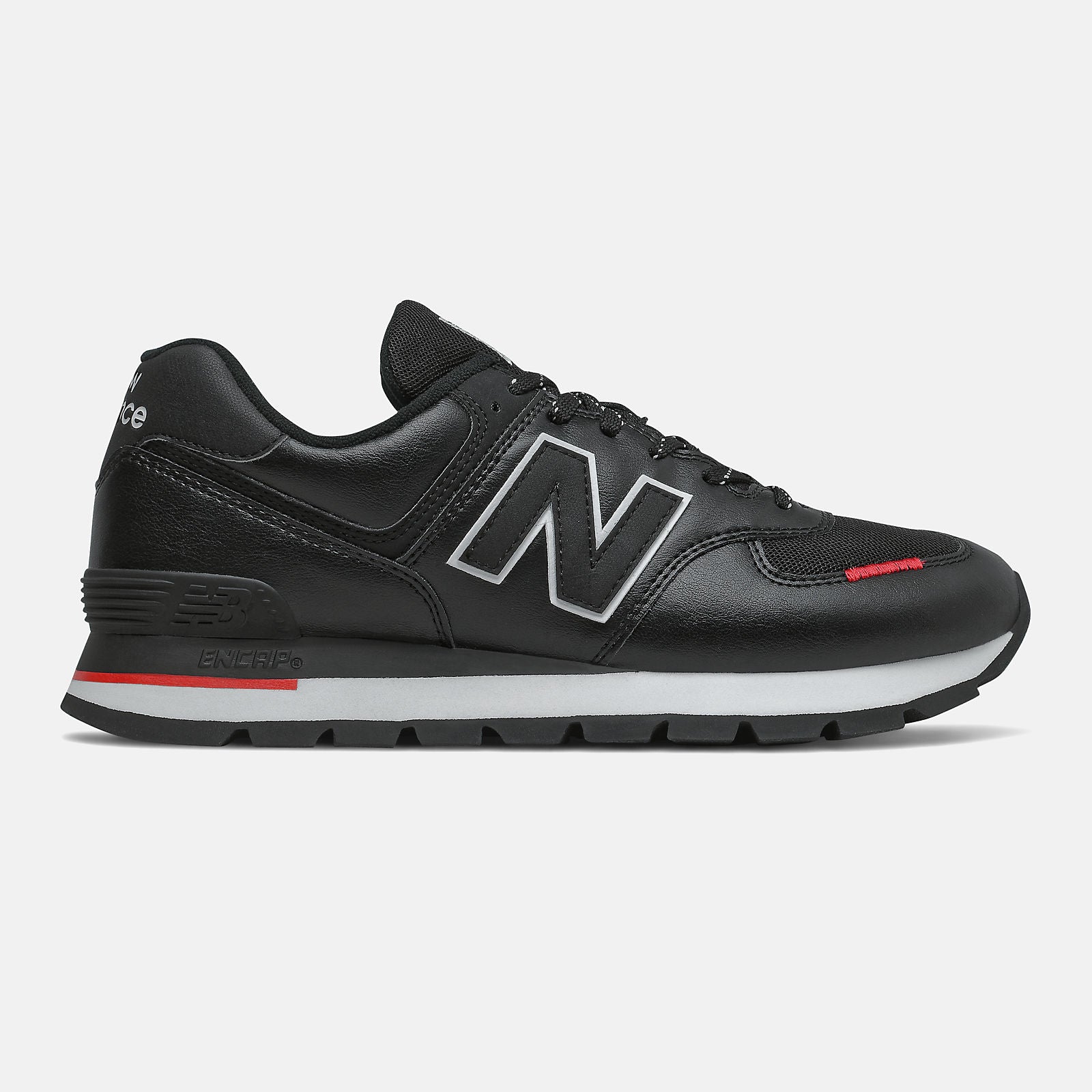Black/Velocity Red 574 Rugged | New Balance Shoes