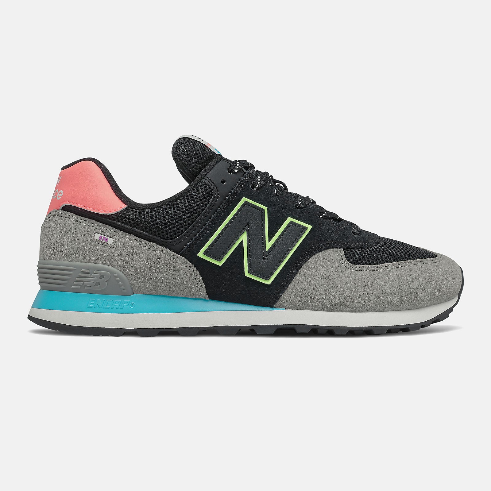 Black/Paradise Pink 574 | New Balance Shoes