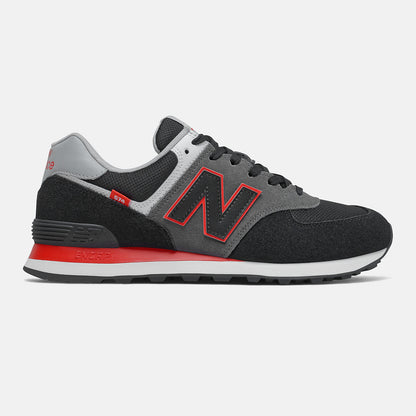 Black/Velocity Red 574 | New Balance Shoes