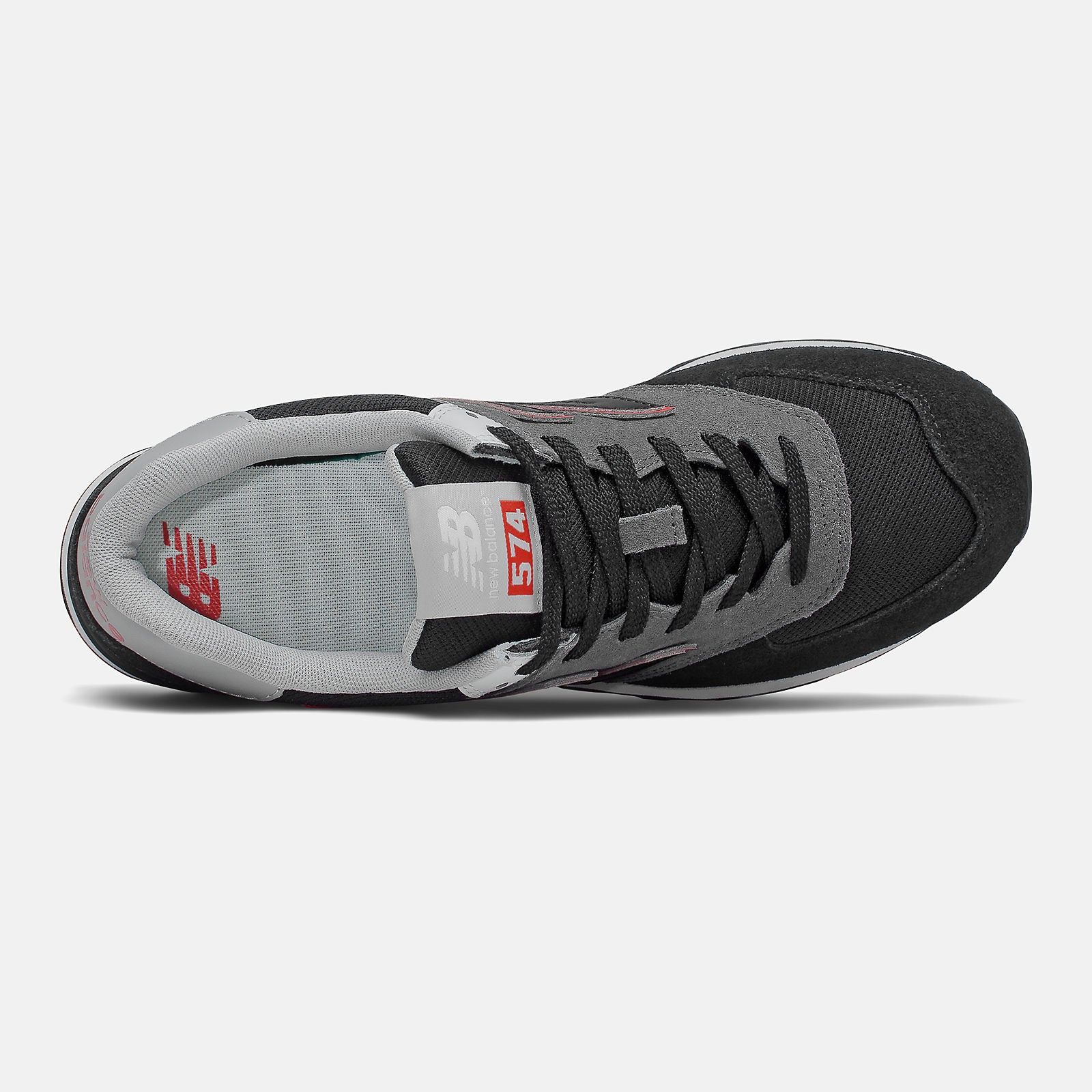 Black/Velocity Red 574 | New Balance Shoes