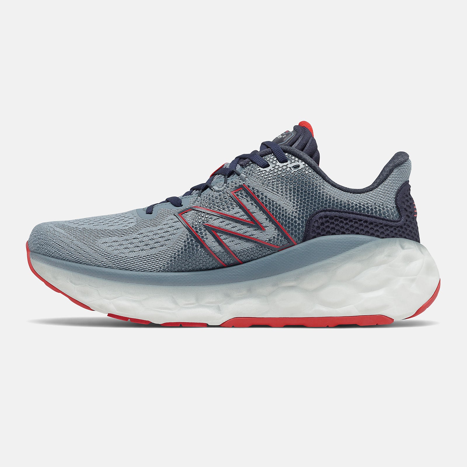 Ocean Grey/Velocity Red Fresh Foam More v3 | New Balance Shoes
