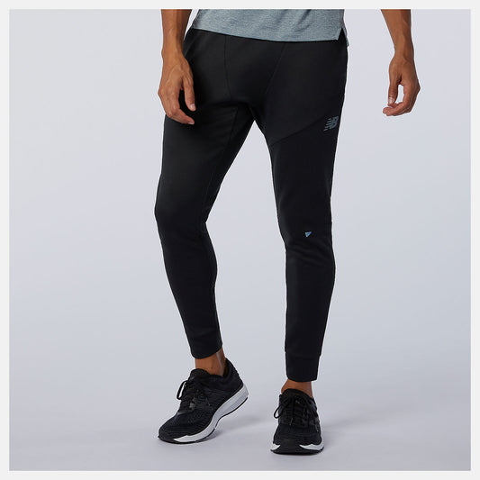 Black Heather Q Speed Run Pant | New Balance Clothing