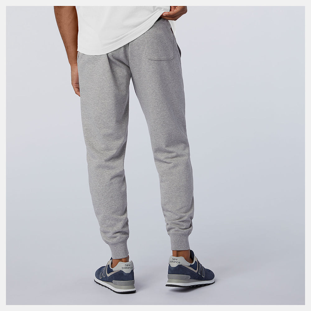 Athletic Grey Essentials Stacked Logo Sweatpant | New Balance Clothing