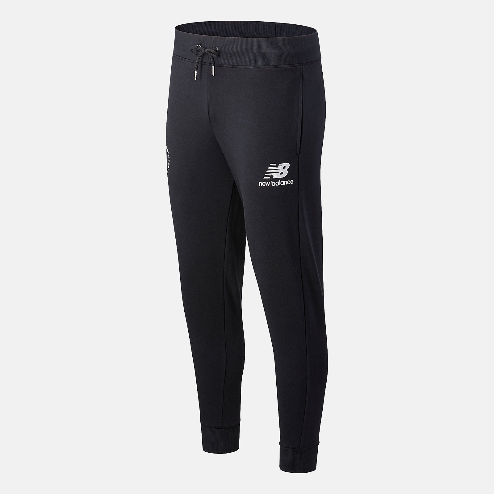 Black NYC Marathon Essentials Stacked Logo Sweatpant | New Balance Clothing