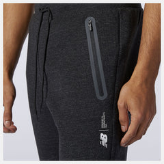 Black Heather Fortitech Fleece Pant | New Balance Clothing