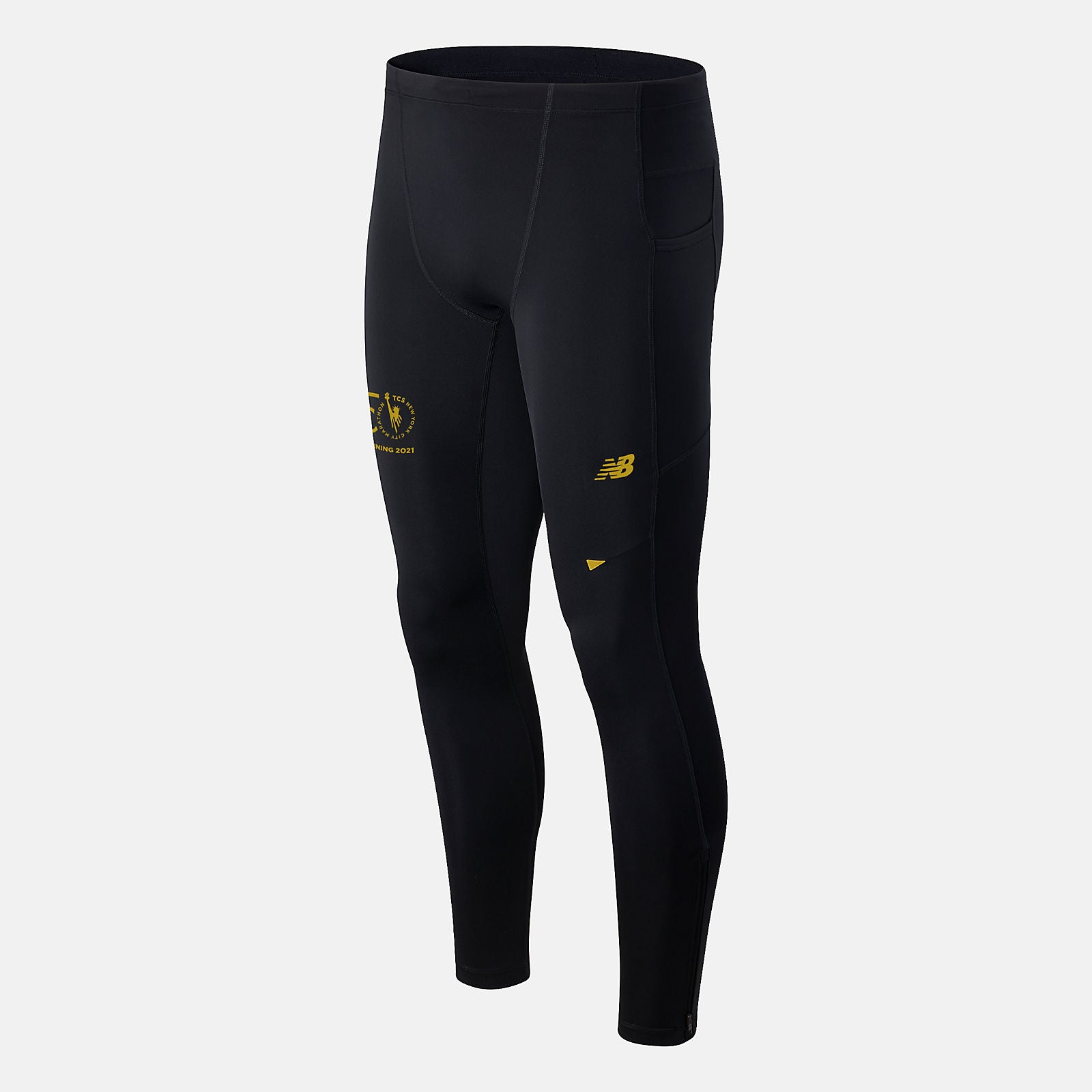 Black NYC Marathon Training Impact Run Tight | New Balance Clothing