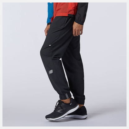 Black Impact Run Woven Pant | New Balance Clothing
