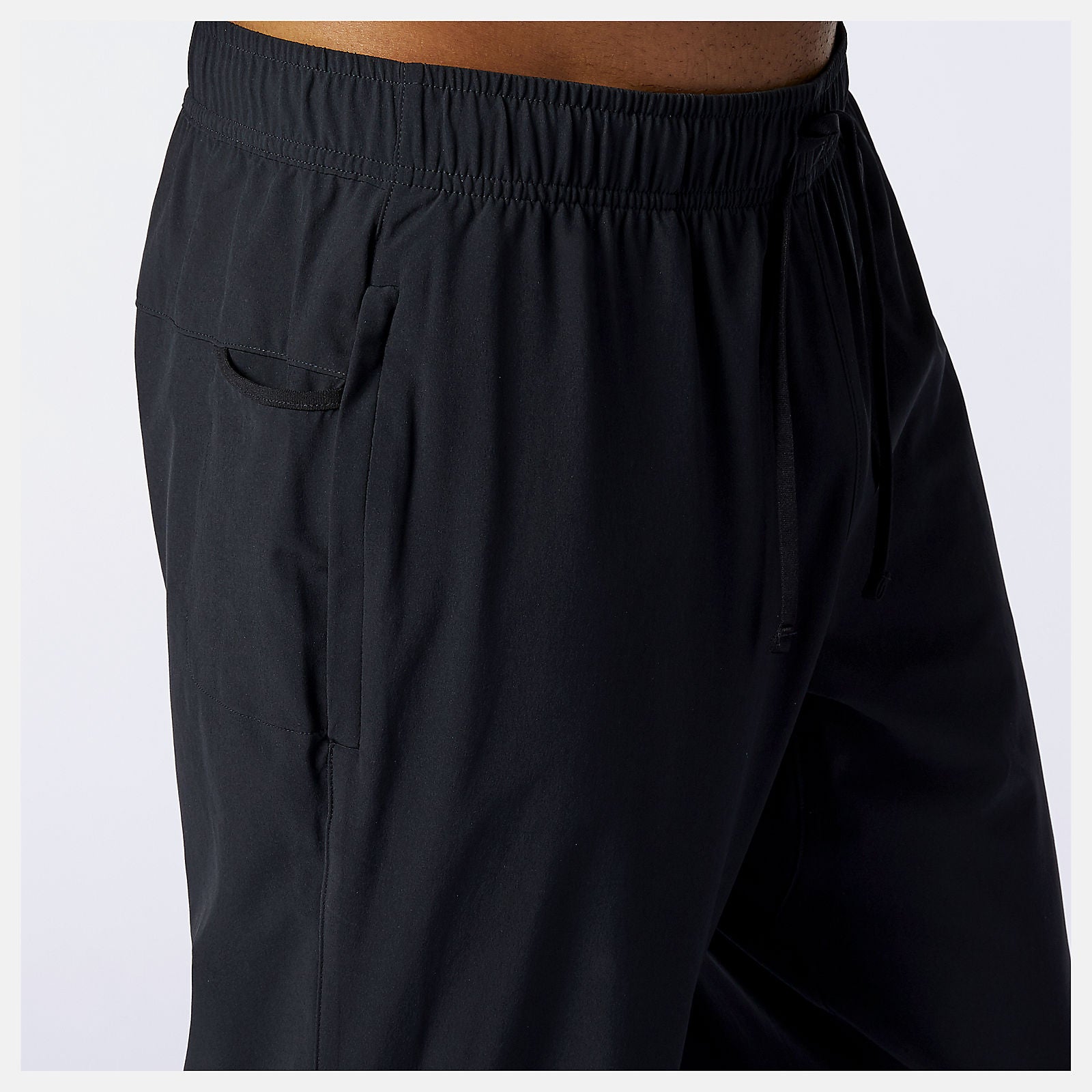 Black Impact Run Woven Pant | New Balance Clothing