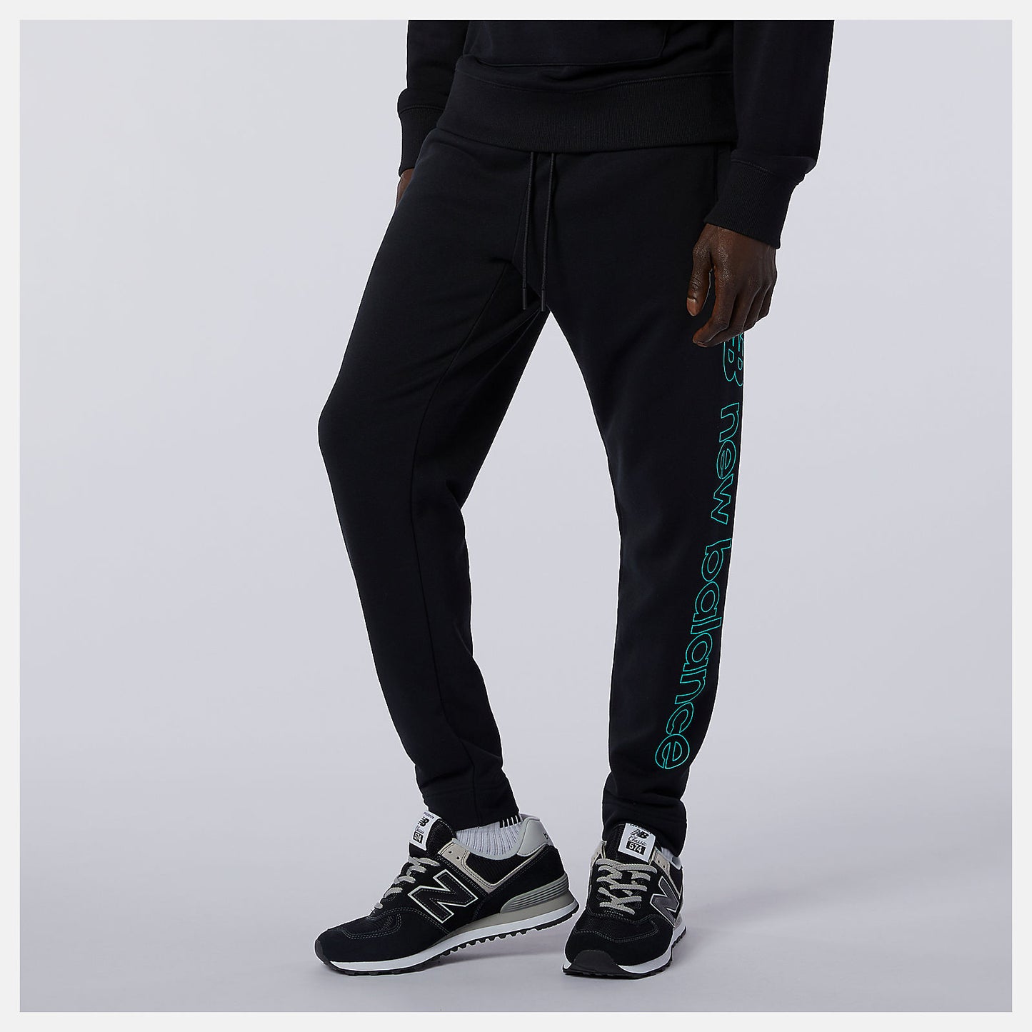 Black NB Sport Style Optiks Pant | New Balance Clothing