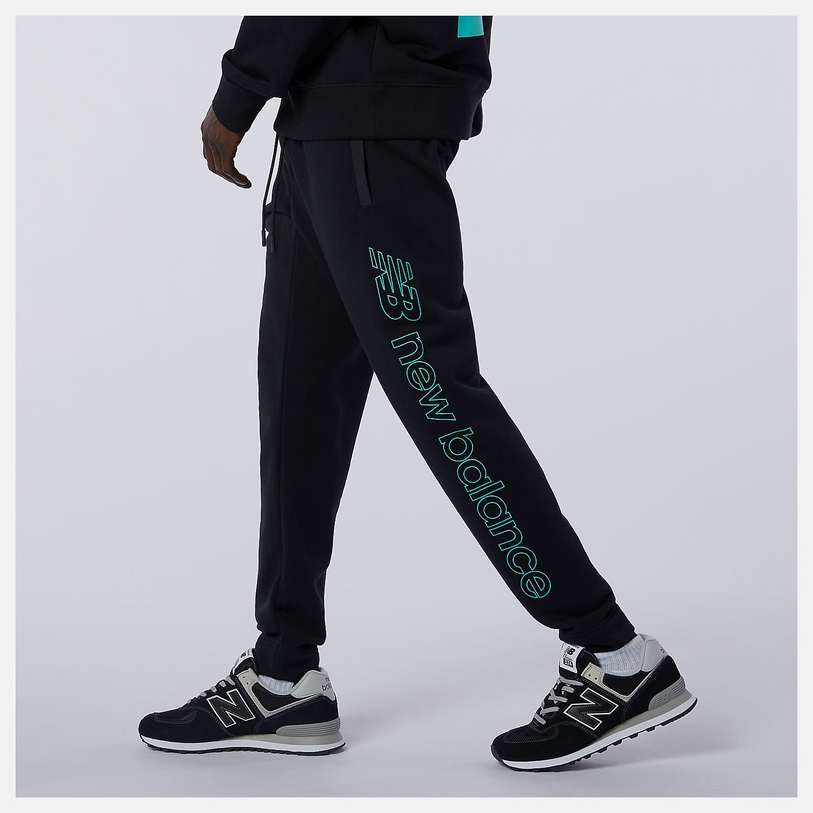 Black NB Sport Style Optiks Pant | New Balance Clothing