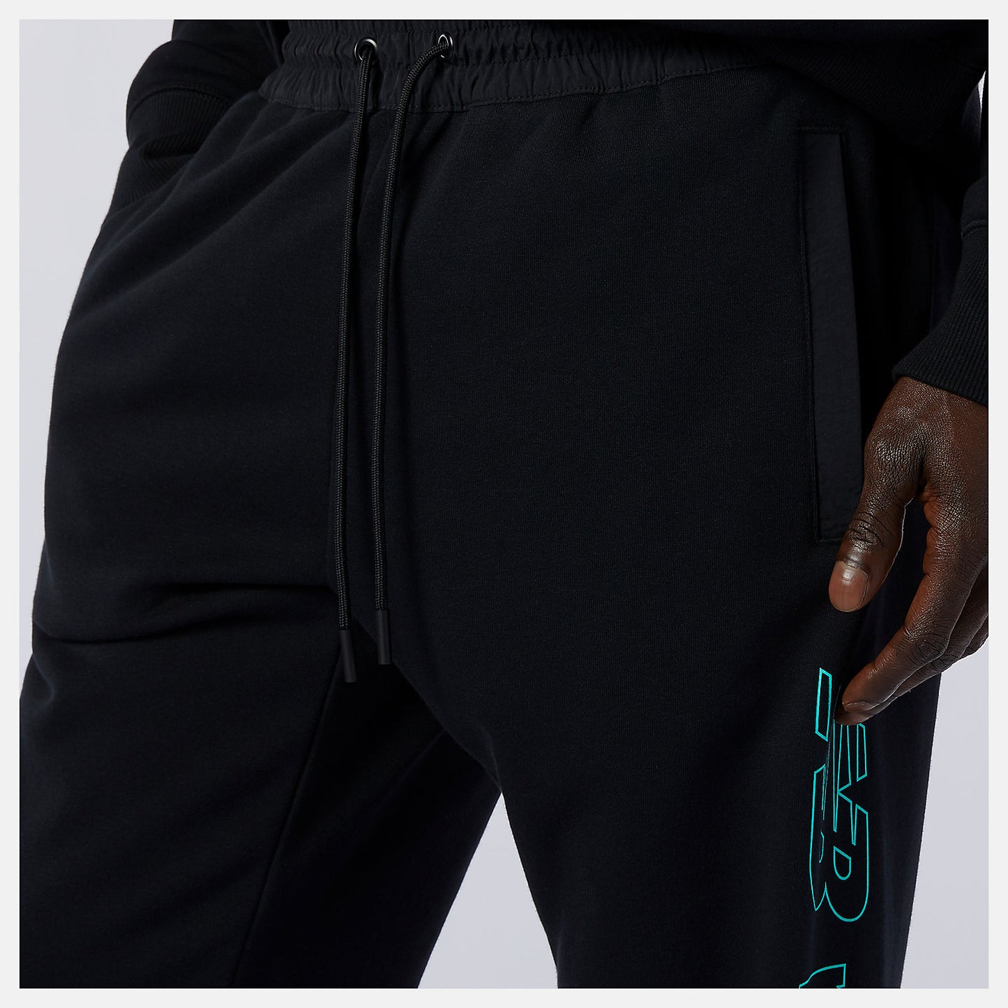 Black NB Sport Style Optiks Pant | New Balance Clothing