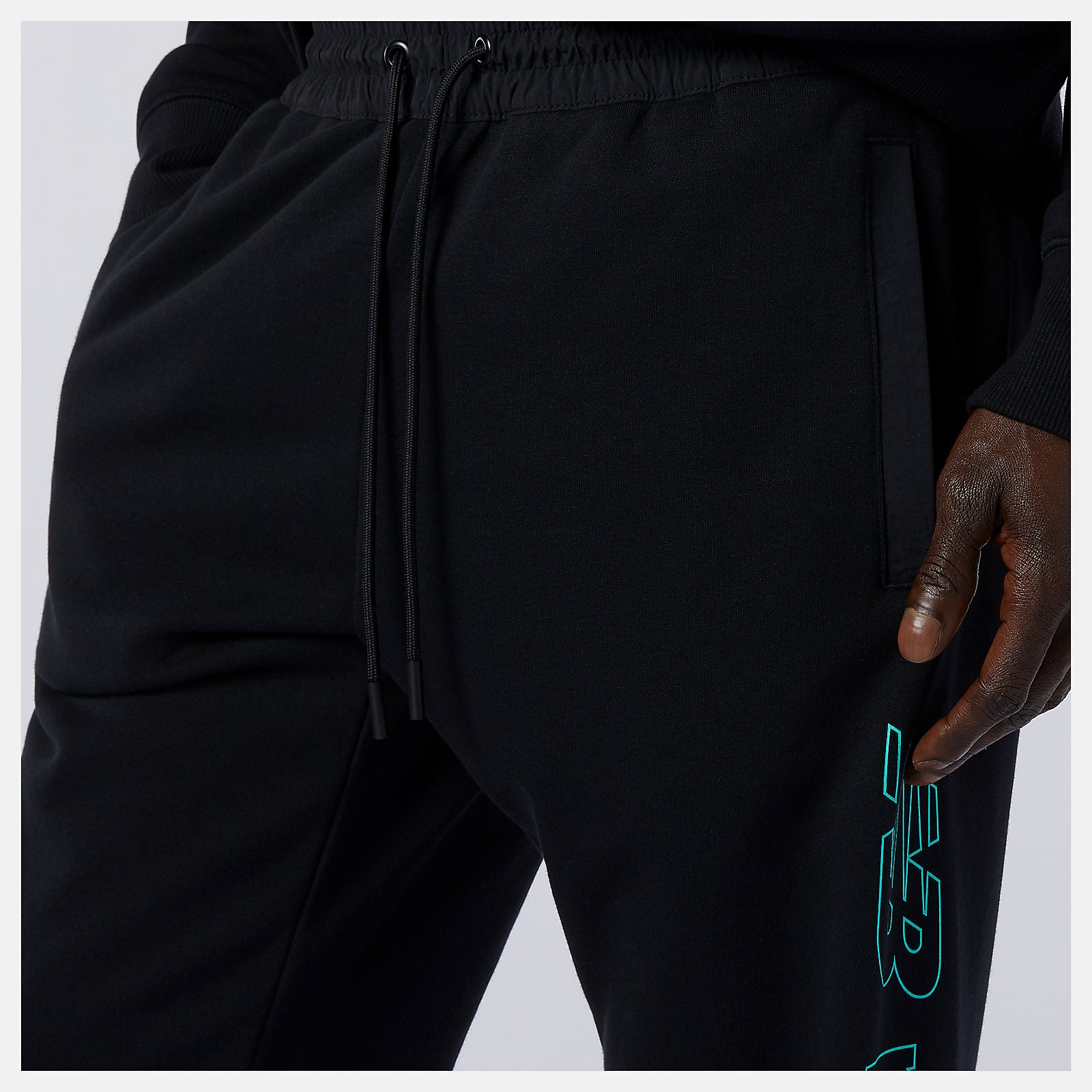 Black NB Sport Style Optiks Pant | New Balance Clothing